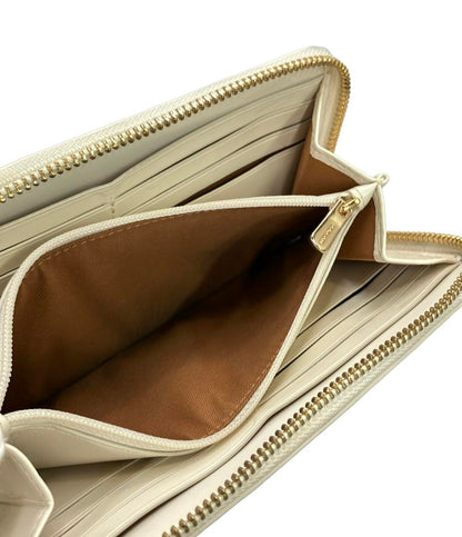 コーチ ラウンドファスナー長財布 シグネチャー レディース COACH