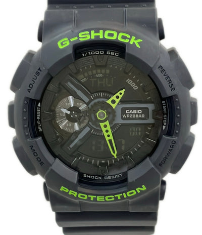 美品 CASIO 腕時計 G-SHOCK クオーツ ブラック GA-110LN メンズ カシオ