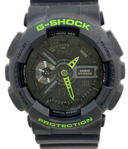 美品 CASIO 腕時計 G-SHOCK クオーツ ブラック GA-110LN メンズ カシオ