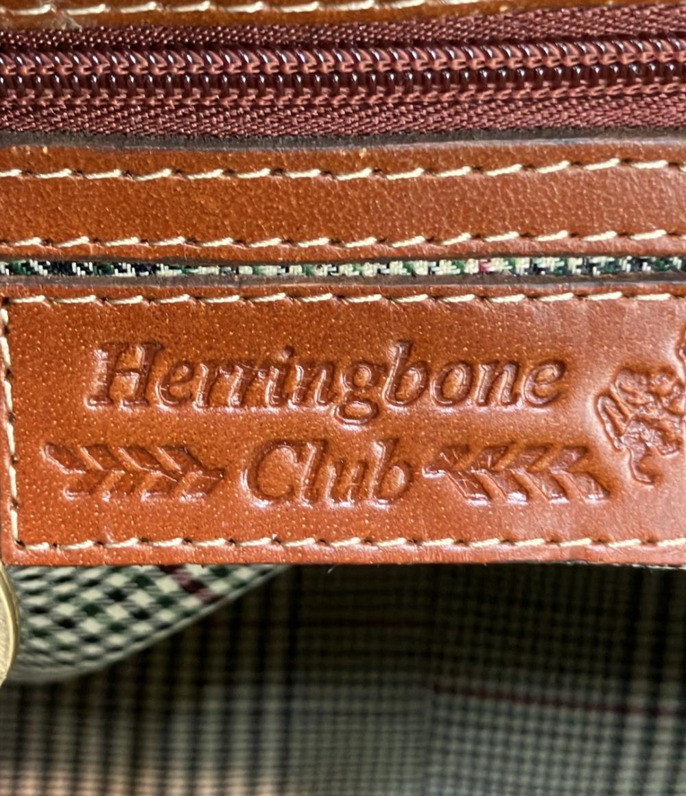 ヘリンボーンクラブ 2wayハンドバッグ ショルダーバッグ 斜め掛け メンズ HERringbone Club