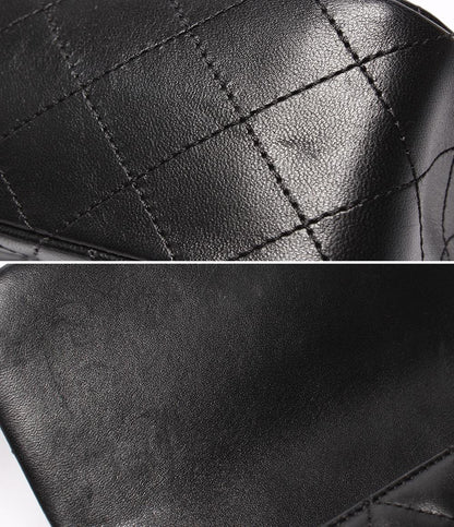 美品 CHANEL ショルダーバッグ ラムスキン マトラッセ ゴールド金具 フェイクパールチェーン ウエストミンスター レディース シャネル