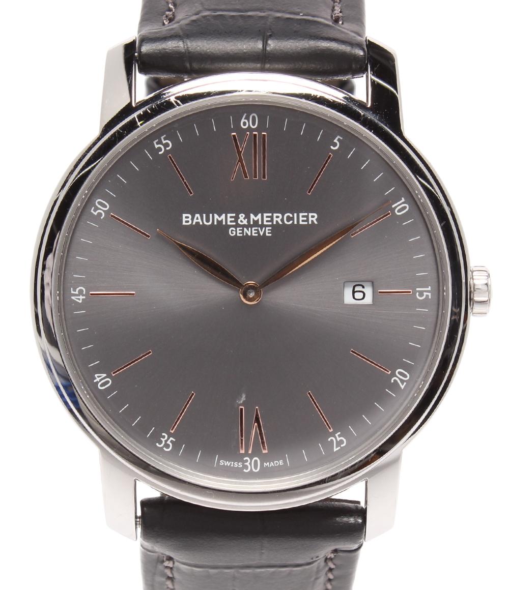 Baume & Mercier 腕時計 クリフトン 自動巻き ベージュ 65717 メンズ
