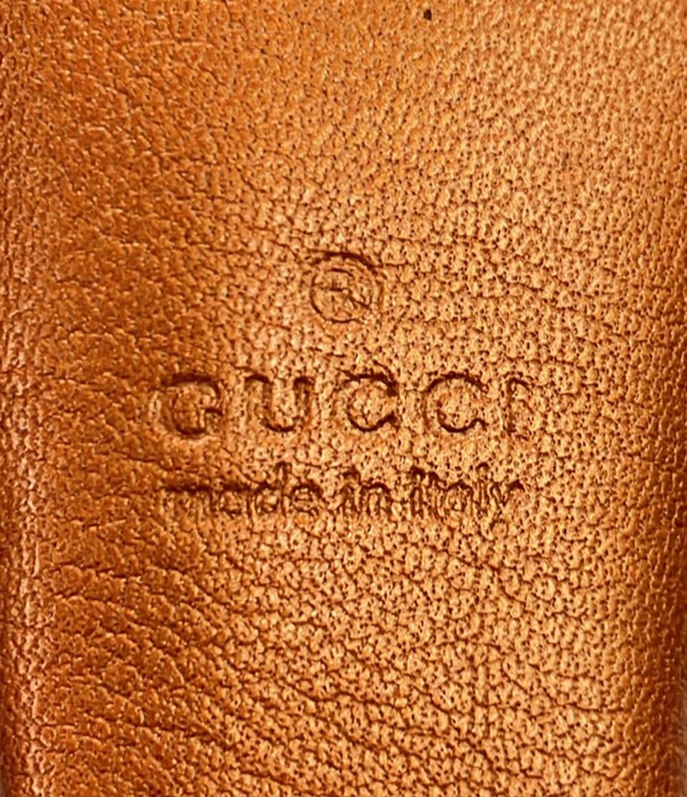 美品 GUCCI キーホルダー キーリング レザー グッチシマ レディース グッチ