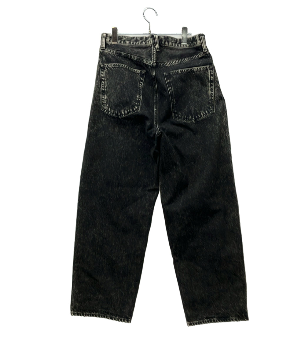 URU デニムパンツ ジップアップ ケミカルウォッシュ加工 COTTON DENIM - 5 POCKET PANTS TYPE C 23fcd01c メンズ SIZE 1 (S) ウル