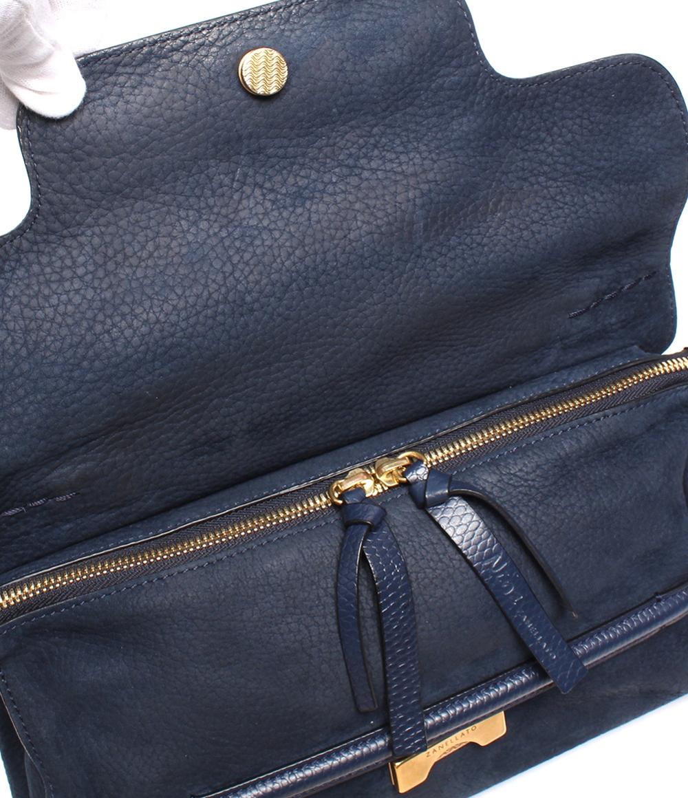 ZANELLATO 2way ハンドバッグ ショルダーバッグ 肩掛け スエード NINA レディース ザネラート