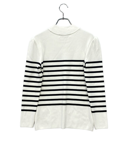 美品 BORDERS at BALCONY 長袖ニット BD2121-1B-02 レディース SIZE 38 (M) ボーダーズ アット バルコニー