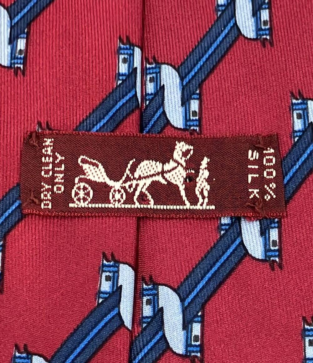 エルメス ネクタイ シルク100% メンズ HERMES