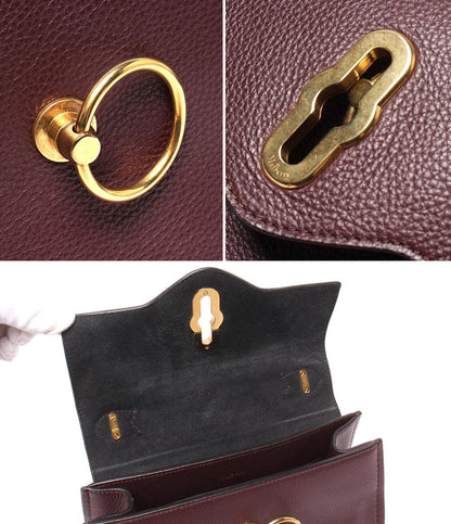 美品 MULBERRY 2wayハンドバッグ ショルダーバッグ 斜め掛け ミニシートン レディース マルベリー