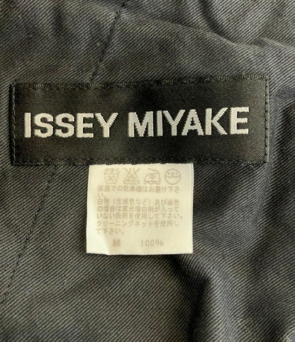 イッセイミヤケ 刺し子イージーストレートパンツ メンズ ISSEY MIYAKE