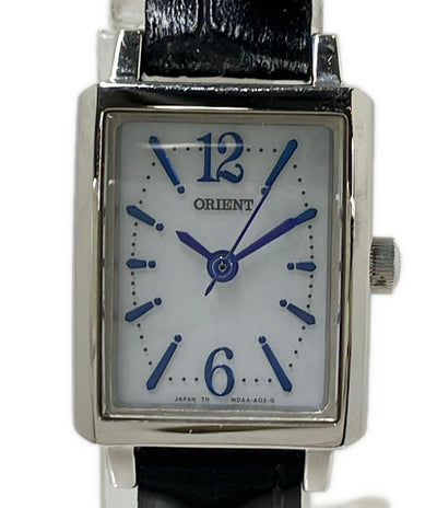 ORIENT 腕時計 ソーラー ホワイト WDAA-Q0-B レディース オリエント