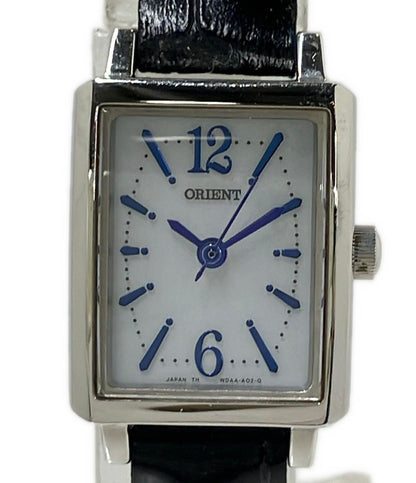 ORIENT 腕時計 ソーラー ホワイト WDAA-Q0-B レディース オリエント