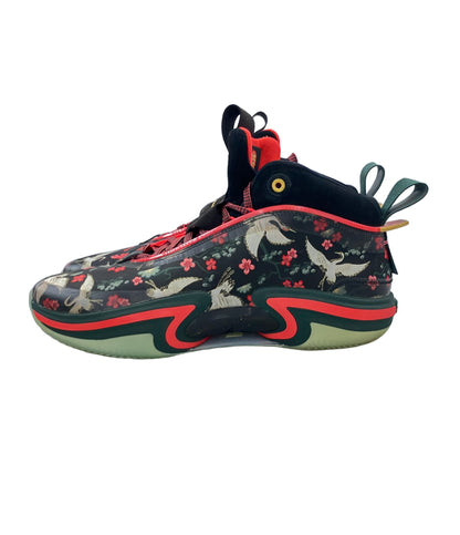 NIKE ハイカットスニーカー × 八村塁 鶴 梅 松 刺繍 Air Jordan 36 Sakura DV5266-073 メンズ SIZE 29.0 (XL) ナイキ