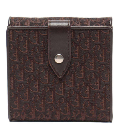 美品 クリスチャンディオール Wホック 二つ折り財布 レディース Christian Dior
