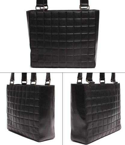 シャネル レザートートバッグ ョルダーバッグ ココマーク ゴールド金具 チョコバー レディース CHANEL