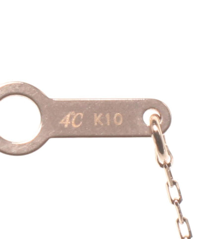 美品 4℃ ネックレス K10 ダイヤモンド レディース ヨンドシー