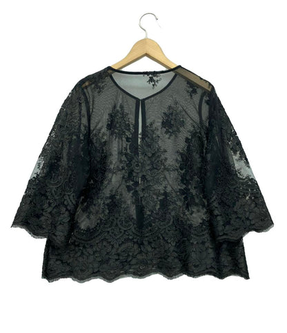 リネーム レースノーカラージャケット シースルー レディース SIZE M (M) rename