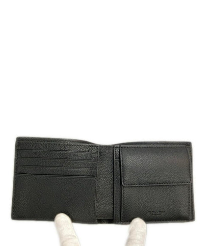 美品 COACH 二つ折り財布 レザー CR378 メンズ コーチ
