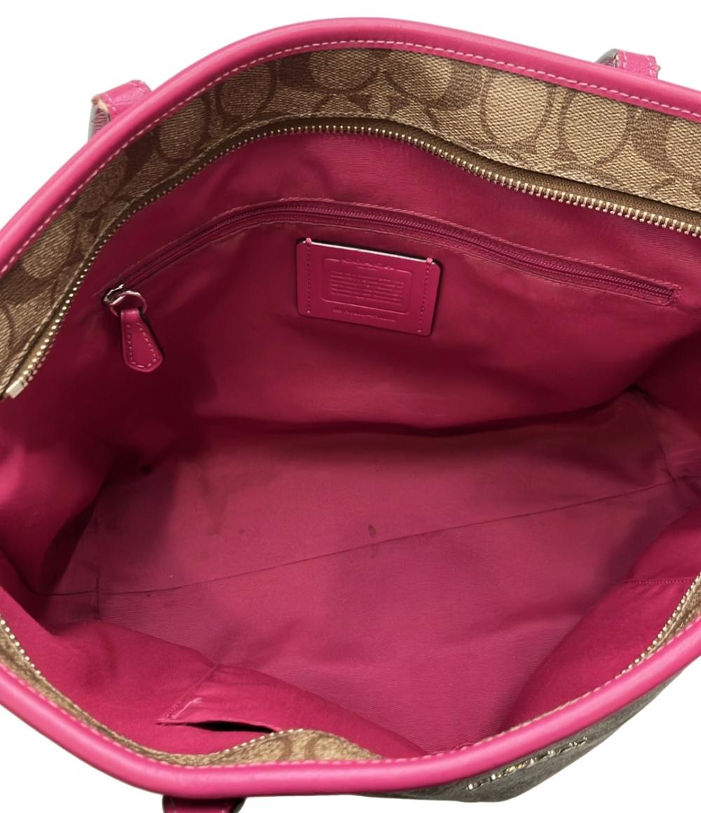 COACH トートバッグ ショルダーバッグ 肩掛け シグネチャー F58292 レディース コーチ