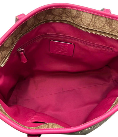 COACH トートバッグ ショルダーバッグ 肩掛け シグネチャー F58292 レディース コーチ