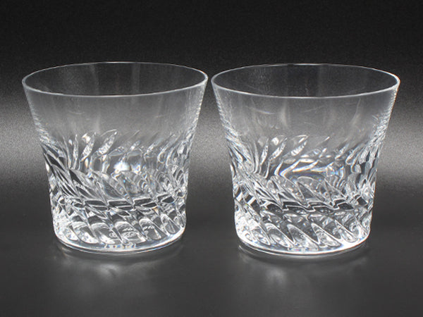 美品 Baccarat イヤータンブラー グラス 2点セット ペア 2016 グローリア バカラ
