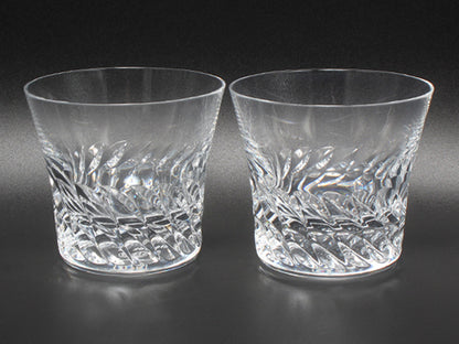 美品 Baccarat イヤータンブラー グラス 2点セット ペア 2016 グローリア バカラ