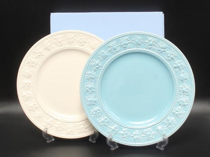 美品 WEDGWOOD プレート 大皿 2点セット 27cm フェスティビティ アイボリー ブルー ウエッジウッド