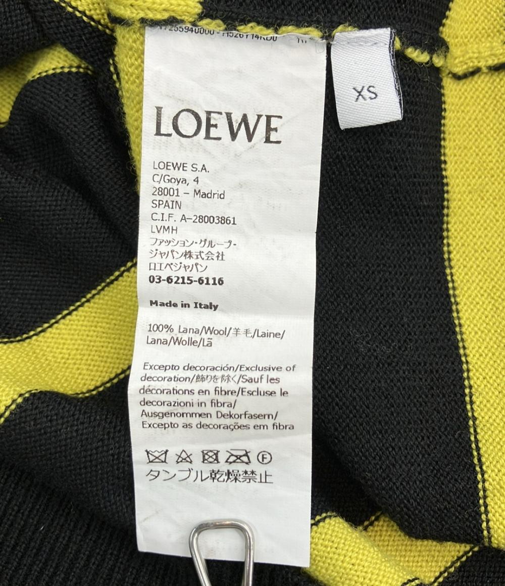 LOEWE グローブスリーブ ストライプウールセーター メンズ SIZE XS ロエベ