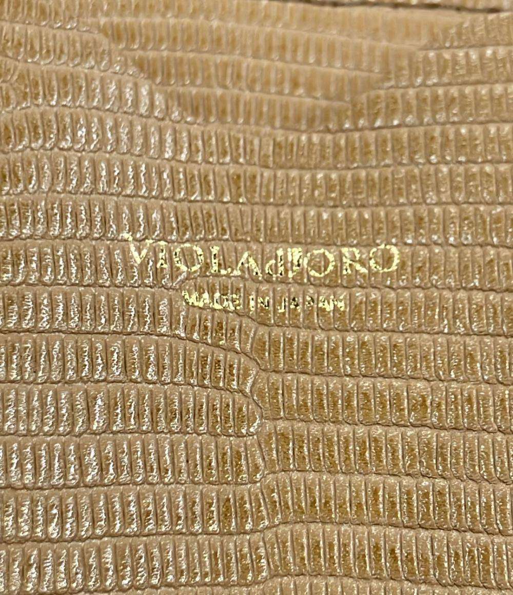 美品 VIOLAd'ORO ショルダーバッグ 斜めがけ ショルダーウォレット レディース ヴィオラドーロ