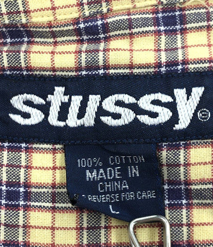 ステューシー  長袖チェックシャツ      メンズ SIZE L (L) STUSSY