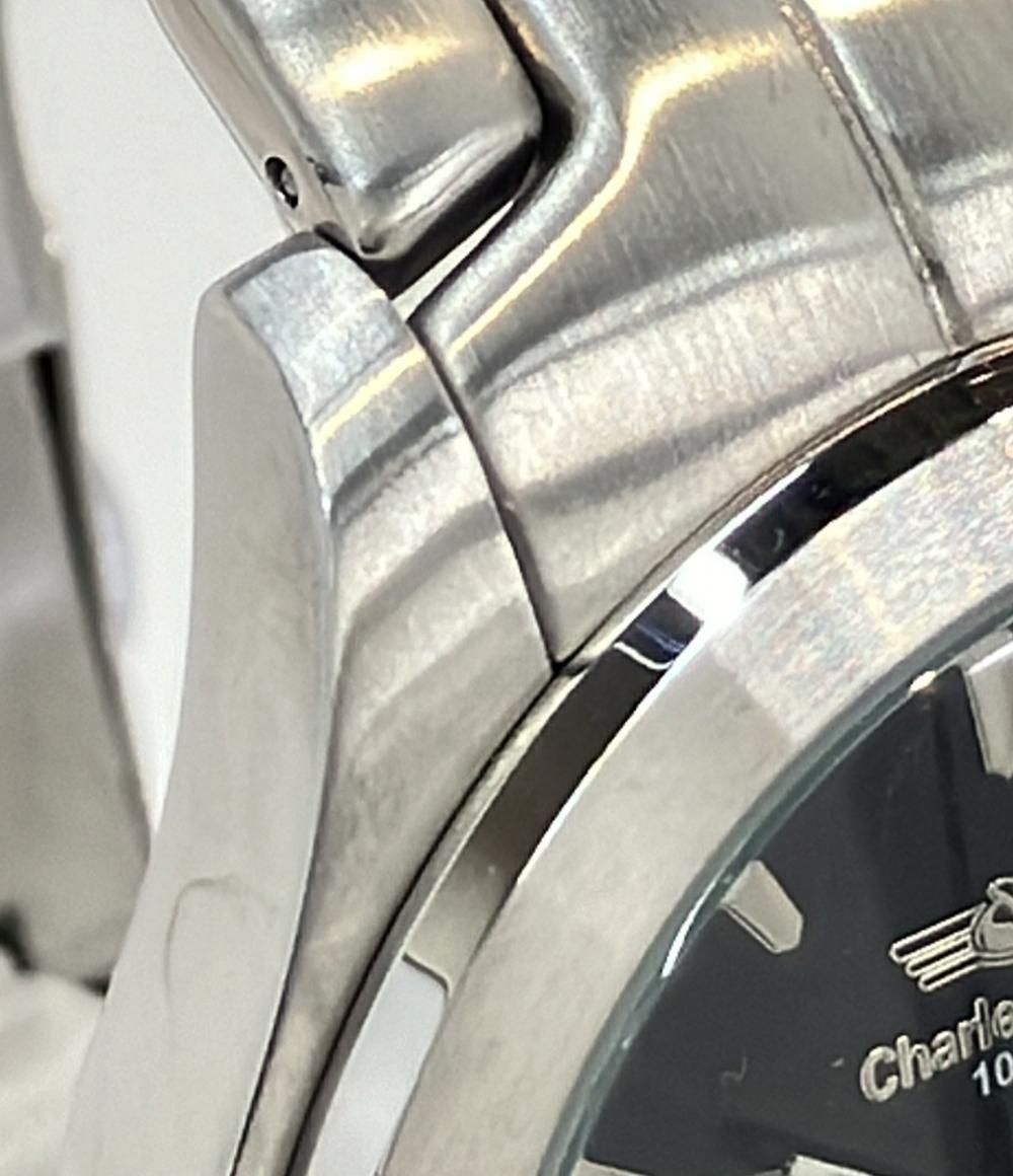 シャルルホーゲル 腕時計 クオーツ ブラック CV-7934 メンズ Charles Vogele