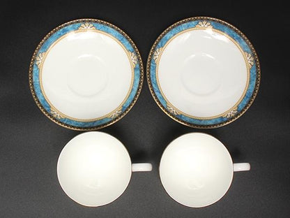 WEDGWOOD カップ＆ソーサー 2客セット ペア カーゾン CURZON ウェッジウッド