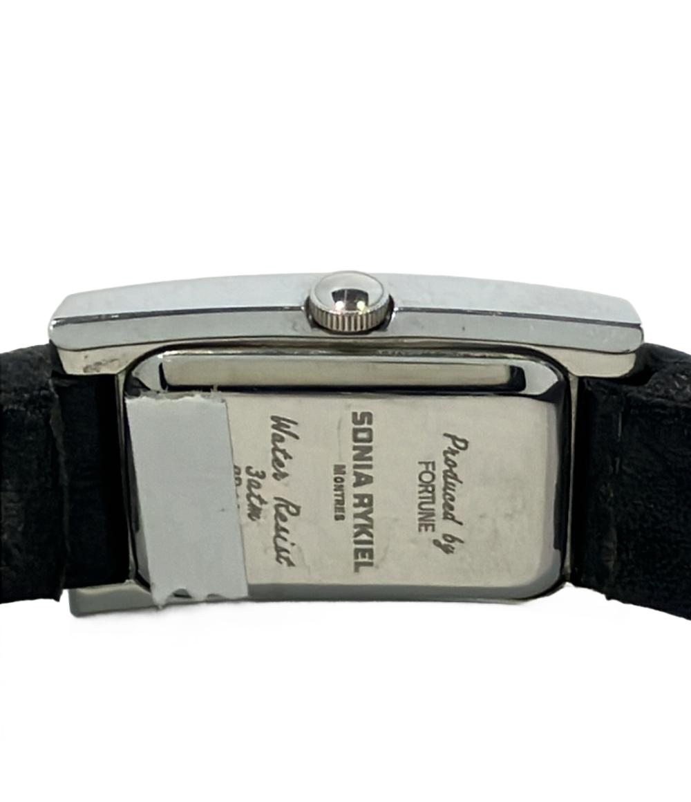 ソニアリキエル 腕時計 クオーツ ブラック SR8021 レディース Sonia Rykiel