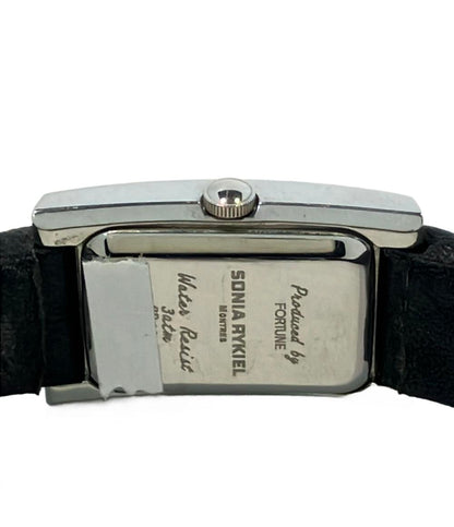 ソニアリキエル 腕時計 クオーツ ブラック SR8021 レディース Sonia Rykiel