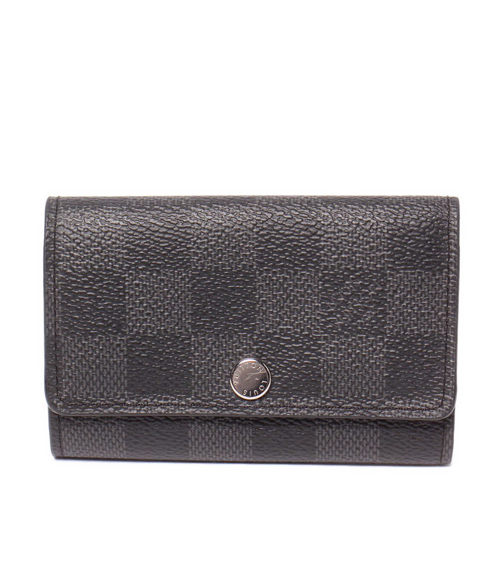 LOUIS VUITTON 6連キーケース ミュルティクレ 6 ダミエ グラフィット N62662 メンズ ルイ・ヴィトン