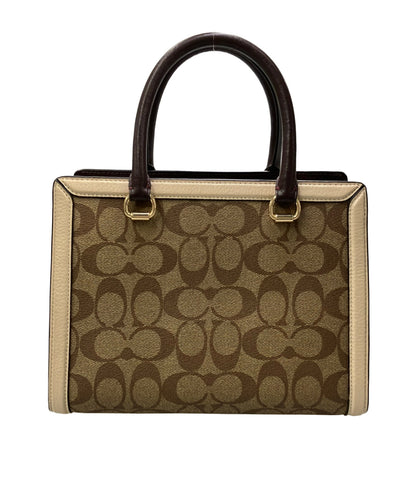 COACH ハンドバッグ ショルダーバッグ 2WAY PVC レザー シグネチャー CC142 レディース コーチ