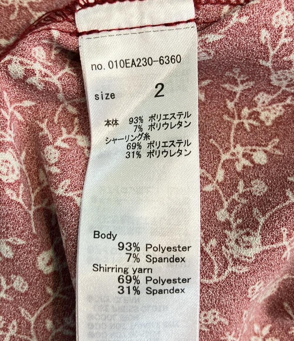 美品 マウジー ラウンドフリル ノースリーブワンピース 010EA230-6360 レディース SIZE 2 (M) MOUSSY