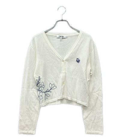 Christian Dior 長袖 胸ロゴ 刺繍カーディガン 5SBM14CARR キッズ SIZE 13 クリスチャンディオール