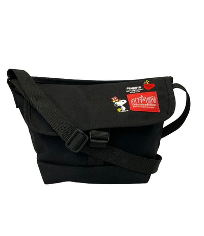 美品 Manhattan Portage PEANUTS ショルダーバッグ 斜め掛け スヌーピーコラボ レディース メンズ マンハッタンポーテージ ピーナッツ
