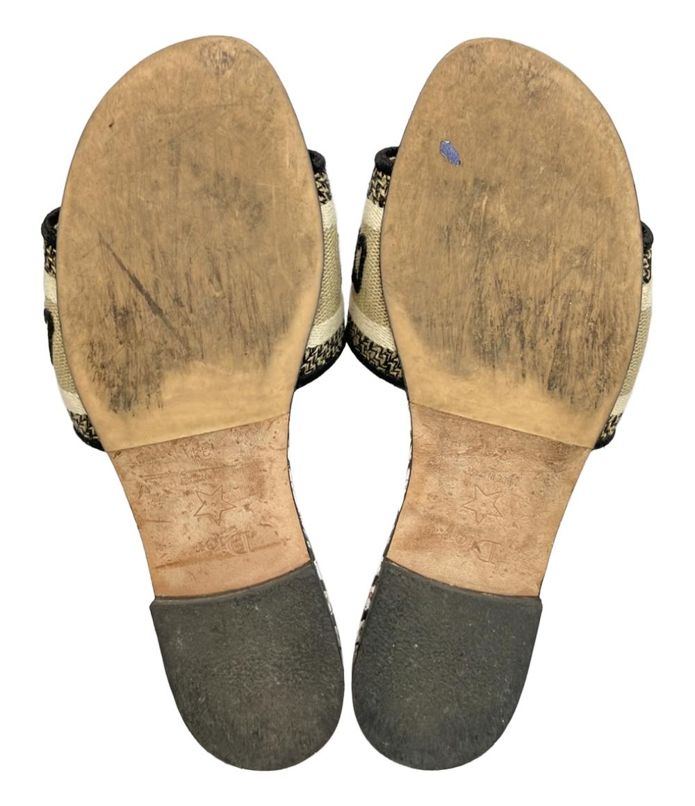 Christian Dior フラットサンダル レディース SIZE 34 22(cm) クリスチャンディオール