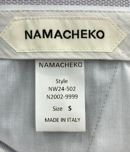 美品 NAMACHEKO ロングパンツ トラウザーパンツ nw24-502 メンズ SIZE S メマチェコ
