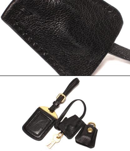 美品 PRADA ナイロン 2WAYハンドバッグ ショルダーバッグ 斜め掛け 肩掛け ギャザー BN1407 レディース プラダ