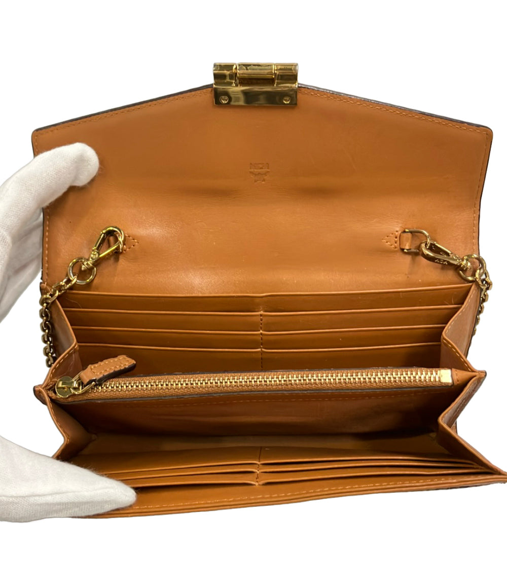 MCM 長財布 チェーンウォレット レディース エムシーエム
