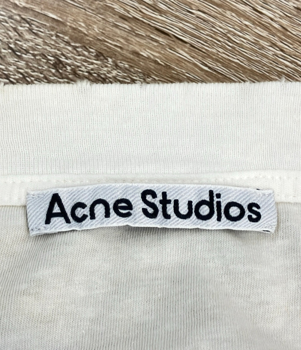 Acne Studios 長袖Tシャツ スプレーヴィンテージ 加工 ロゴ FN-UX-TSHI000016 メンズ SIZE M アクネ ストゥディオズ