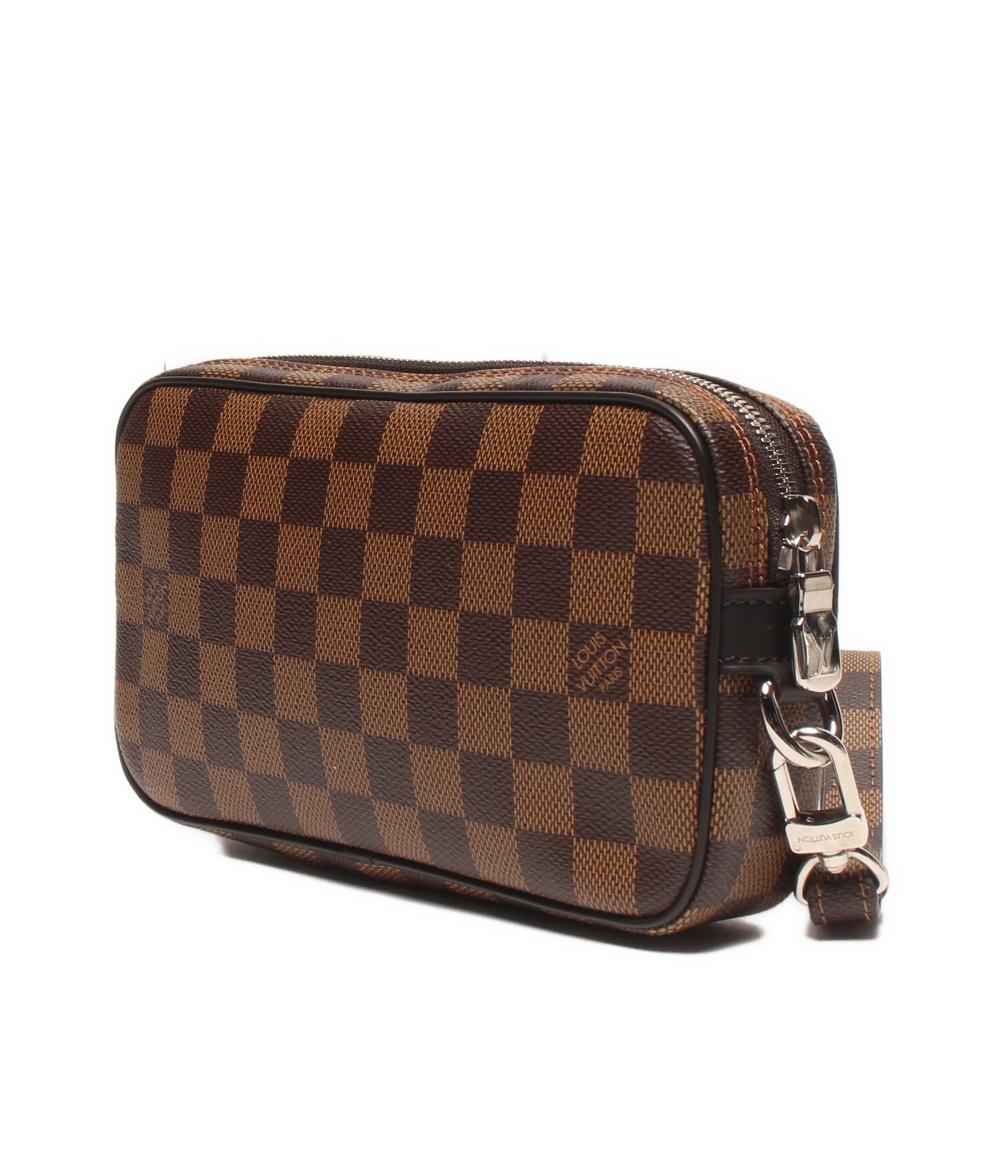 美品 LOUIS VUITTON クラッチバッグ セカンドバッグ ポシェットヴォルガ チャップマン ダミエ N63350 メンズ ルイ・ヴィトン