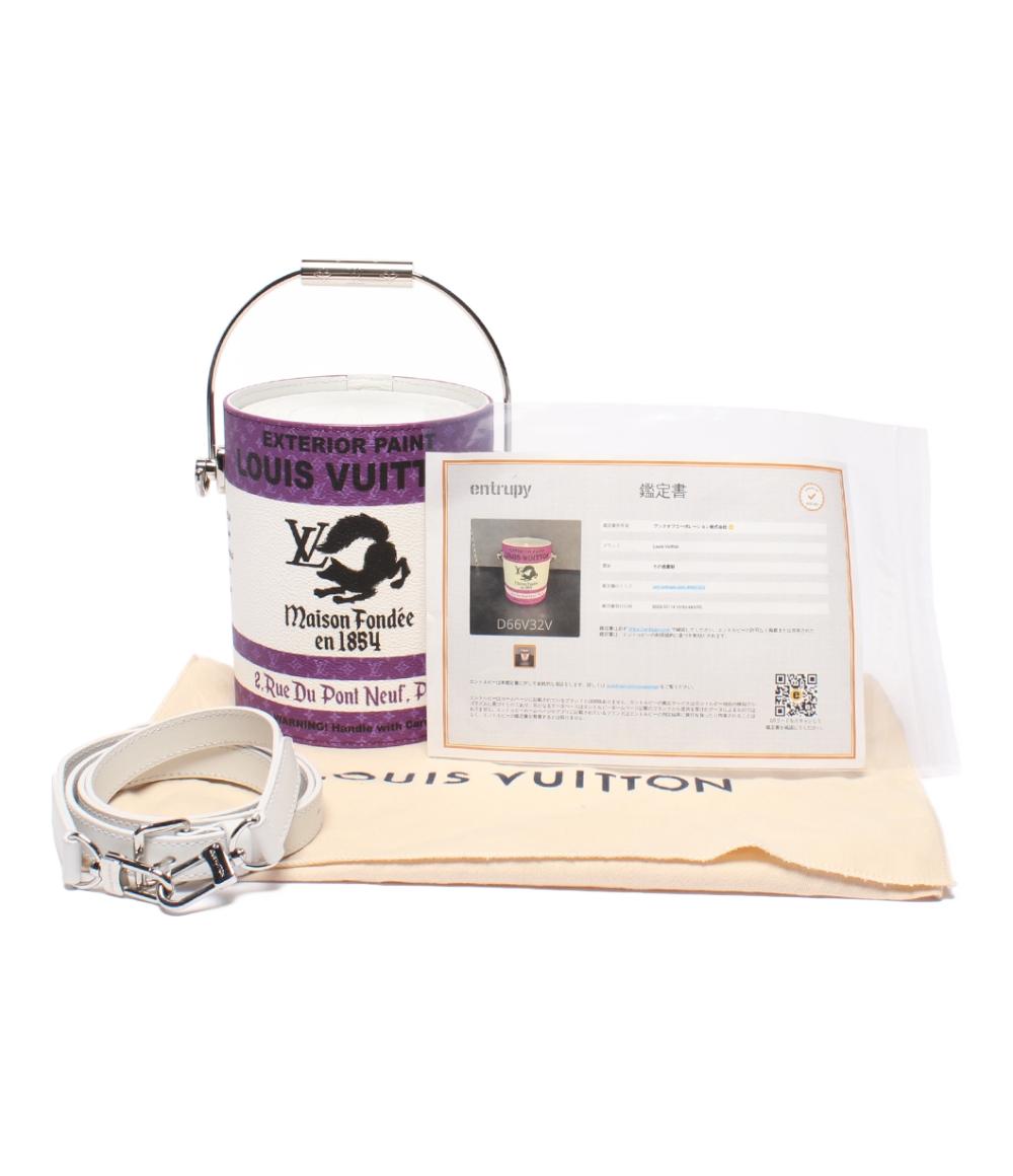 美品 ルイ・ヴィトン 3way ハンドバッグ ショルダーバッグ 斜め掛け LV ペイント カン M81591 レディース LOUIS VUITTON