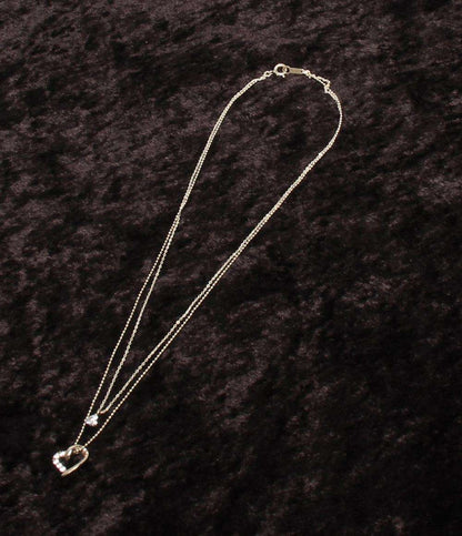 ヨンドシー 2連ネックレス SV ハートモチーフ レディース 4℃