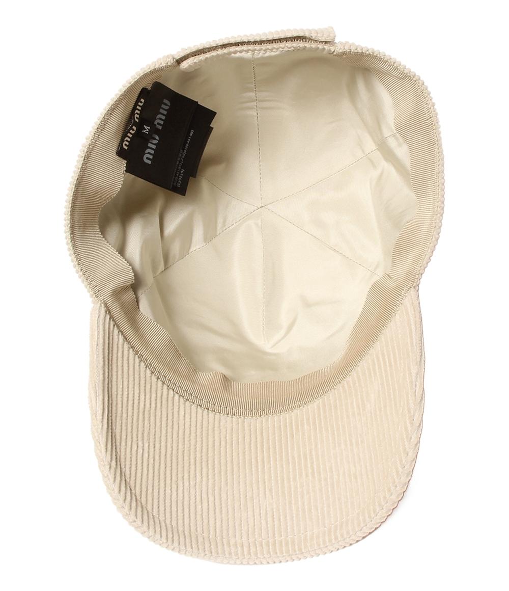 ミュウ ミュウ コーデュロイ キャップ レディース SIZE M Miu Miu