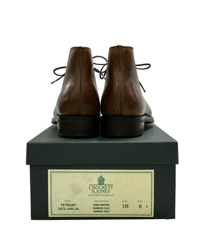 美品 CROCKETT&JONES デザートブーツ ショートブーツ TETBURY 5072-1095-26 メンズ SIZE 6 (24.5cm) クロケットアンドジョーンズ