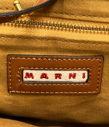 MARNI 2WAYハンドバッグ ショルダーバッグ 斜め掛け ロゴ レディース マルニ