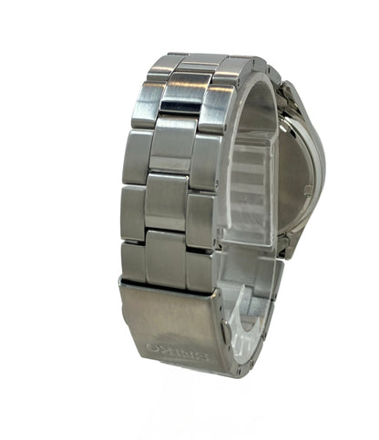 美品 SEIKO 腕時計 ソーラー ブラック V158-0AB0 メンズ セイコー